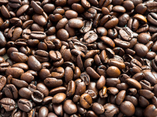 Coffee beans background