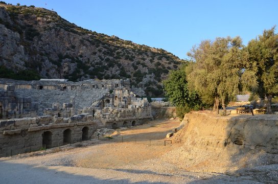 site antique de Myre en Turquie