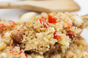 Veggie breadcrumbs, traditional Spanish Migas