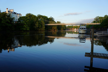 Obraz premium Dawn at the River Dee, Chester, UK