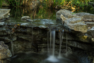 Upper pond at Zilker Gardens, Austin, TX