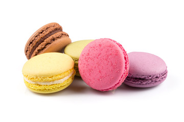 Colorful homemade macaroons