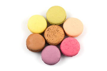 Tasty colorful macaroon