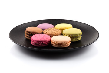 Tasty colorful macaroon