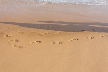 Footprints in the sand