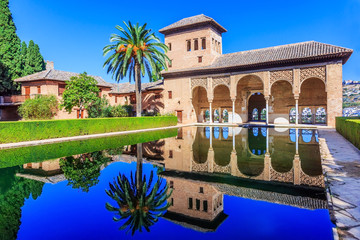 Alhambra, Granada, Spain. - obrazy, fototapety, plakaty
