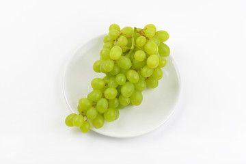 bunch of white grapes