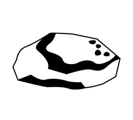 charcoal mineral resource icon vector illustration design