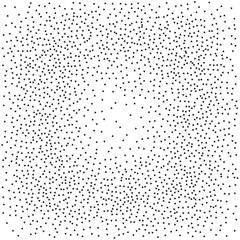 Abstract dotted background. Halftone effect illustration. Black triangles on white background