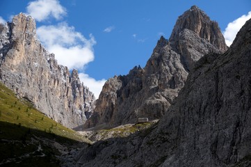 Blick zum Langkofelhaus