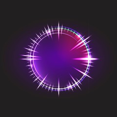 Energy abstract glow circles