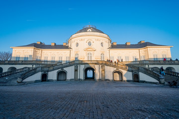 Stuttgart, GERMANY 01 JANUARY 2017, Solitude Castle in the near