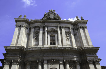 Fototapeta na wymiar Église Saint-Luca-et-Saint-Martin, Rome, Latium, Italy 