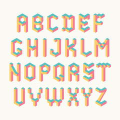 Isometric alphabet