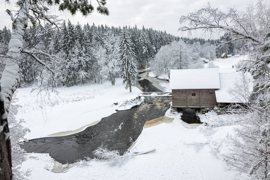 Viira watermill at river Võhandu, Estonia