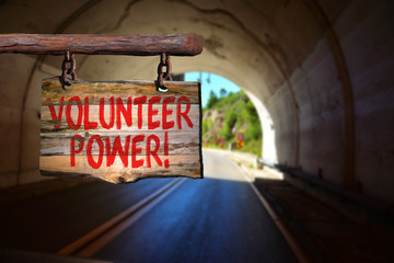 Volunteer power!