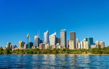 Fototapeta premium Skyline centralnej dzielnicy biznesowej Sydney - Australia