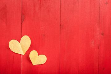 Valentine's day background with hearts