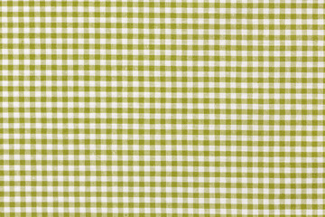 Yellow and white checkered fabric.