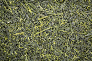 Kabusecha green tea background