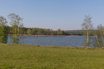 lake in spring