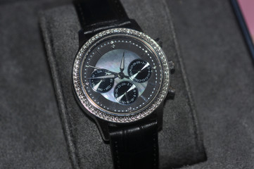 watch with gems