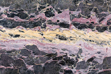 Naklejka premium Close up of gray marble patterned natural for background and des