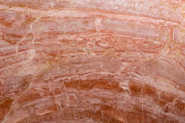 Fotobehang Luxe rode marmeren textuur achtergrond op macro. © Dmytro Synelnychenko