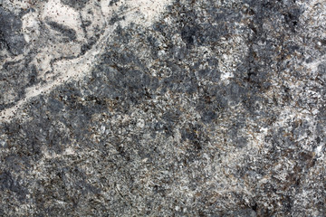Detail view of gray granite surface.