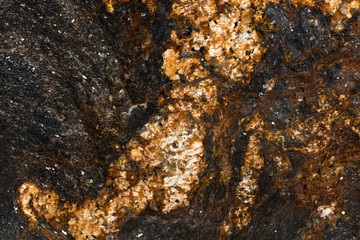 Detailed structure of marble.