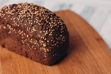 flour products, bread from rye flour