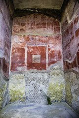 Fresque de herculanum, Campanie, Italie