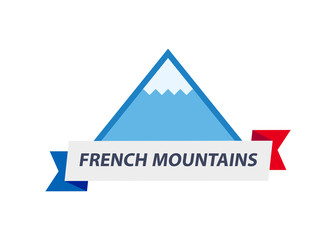 Logo with Illustration of Alpine Mountain