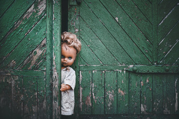 doll at the old gate