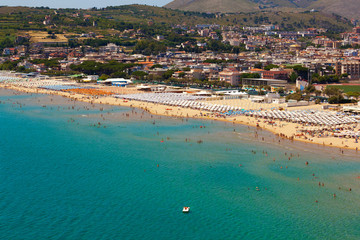 Obraz premium Summer landscape of Serapo, Gaeta in Italy.
