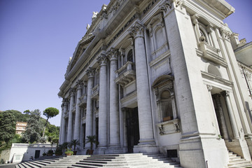 Obraz premium Basilique dell'Incoronata Madre del Buon Consiglio, Naples, Campanie, Italie