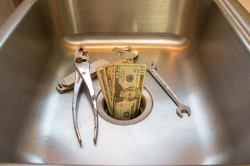 Money down the drain