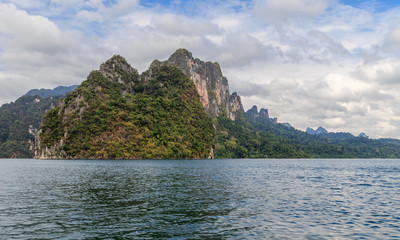 Lake Khao Sok rock - 133447680