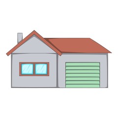 House icon, cartoon style