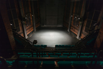 leeg theaterpodium