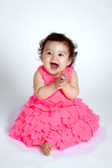 Happy Baby Clapping Hands