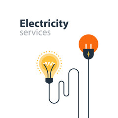 Electricity connection, electrical services and supply, energy saving - 133451806