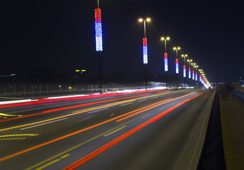 Street view at night