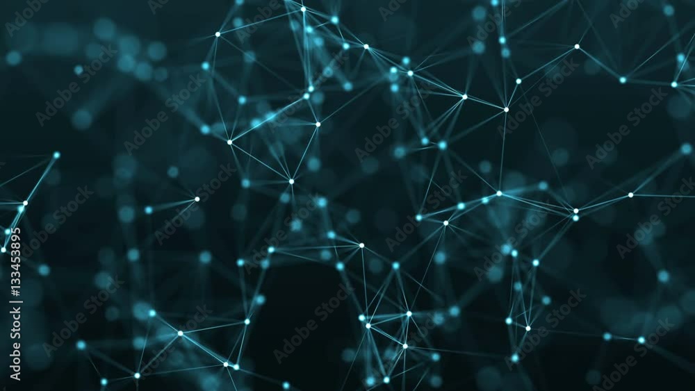 Poster cg abstract background with geometry elements