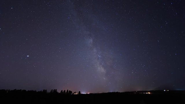 Milky Way Stars on Clear Dark Night