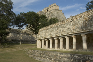 Fototapeta na wymiar Uxmal, Yucatán, México