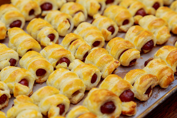 Homemade Pigs in a Blanket Ready to Eat
