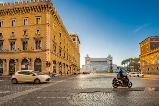 Ancient square in Rome