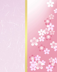桜　和柄　花模様