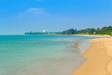 Sai Thong Beach, sea at Rayong, Thailand